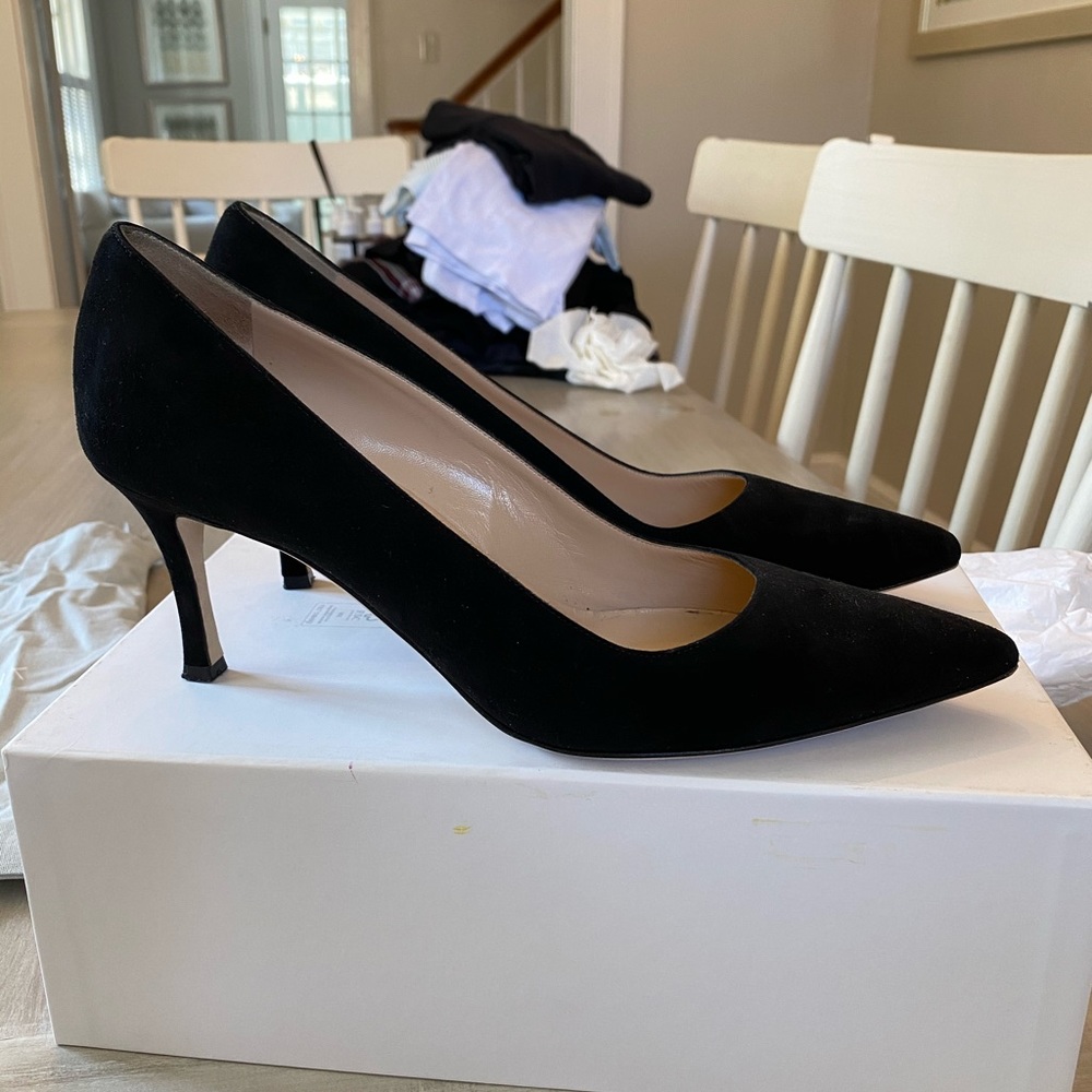 Manolo Blahnik BB SUEDE 70MM Pumps 39.5
